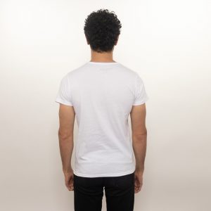 Basic O Yaka Tişört - Beyaz - Görsel 4