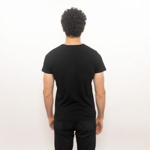 Basic O Yaka Tişört - Siyah - Görsel 4