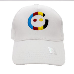 CMYK Model Logo Nakışlı Beyaz Şapka - Görsel 5