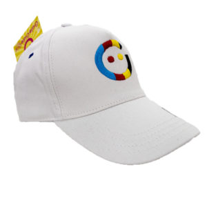 CMYK Model Logo Nakışlı Beyaz Şapka - Görsel 4