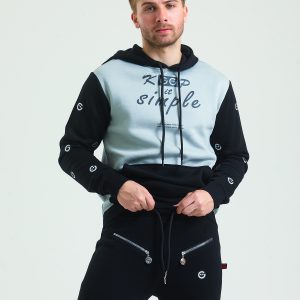 Jogger Fermuar ve Logo Detaylı Eşofman Altı Siyah Erkek - Görsel 5